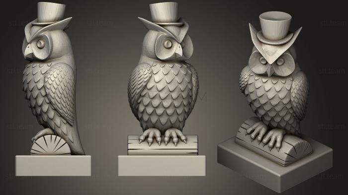 3D model Owl With Name (STL)